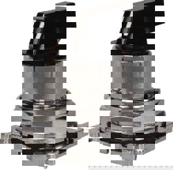 Selector Switch: 3 Positions, Maintained (MA) - Momentary (MO), 0.5 Amp, Black Lever